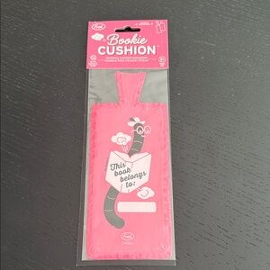 Fred Bookie Cushion Bookmark - Vibrant Pink